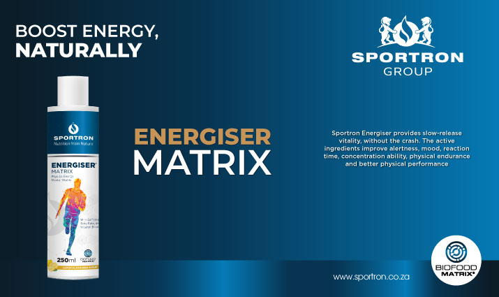REVITALISE NATURALLY WITH SPORTRON ENERGISER