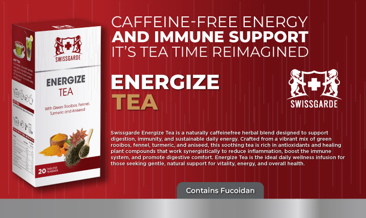 SWISSGARDE ENERGIZE TEA – IT’S TEA TIME REIMAGINED