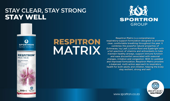 RESPITRON® MATRIX SYRUP: EVERYDAY SUPPORT FOR COMFORTABLE BREATHING AND IMMUNE WELLNESS