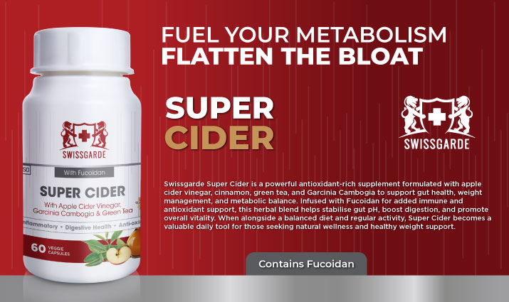 SWISSGARDE SUPER CIDER: EVERYDAY SUPPORT FOR GUT HEALTH, BALANCE, AND VITALITY