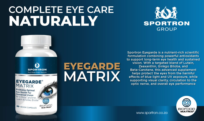 SPORTRON EYEGARDE MATRIX: DAILY NUTRITIONAL SUPPORT FOR CLEARER, HEALTHIER VISION