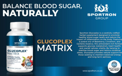 SPORTRON GLUCOPLEX MATRIX: NATURAL SUPPORT FOR BALANCED BLOOD SUGAR AND STEADY ENERGY