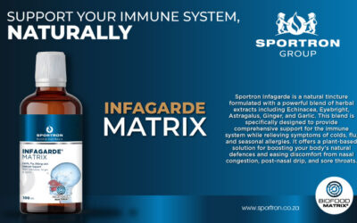 SPORTRON INFAGARDE® MATRIX: NATURAL IMMUNE AND RESPIRATORY SUPPORT WHEN YOU NEED IT MOST